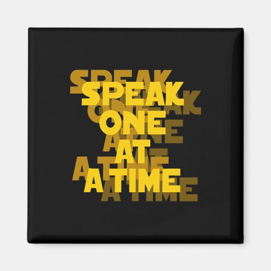 Aimant Lecture de la lèvre ASL Gesture main sourde Perte (Devant)