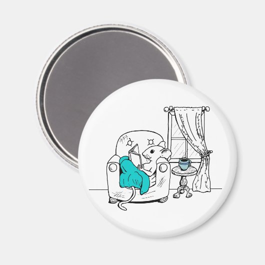 Aimant Lecture de l'aimant de la souris (Recto/Verso)