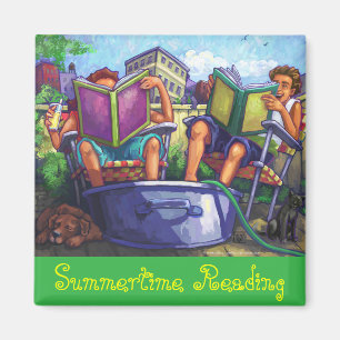 Aimant Lecture en été