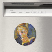 Aimant Lecture féminine - Auguste Renoir (In Situ (Lave-vaisselle))