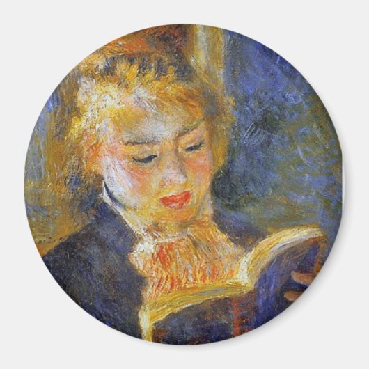 Aimant Lecture féminine - Auguste Renoir (Devant)
