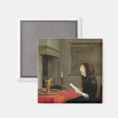 Aimant Lecture féminine, c.1662 (Recto/Verso)