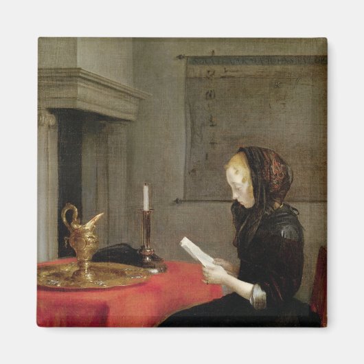 Aimant Lecture féminine, c.1662 (Devant)