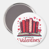 Aimant Lecture romantique Vibes Cosy Valentine Cadeau (Recto/Verso)