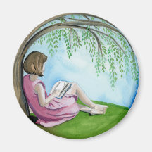 Lecture sous l'aimant de l'arbre à saule
