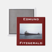 Aimant L'Edmund Fitzgerald  (Recto/Verso)