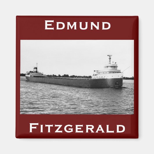 Aimant L'Edmund Fitzgerald sur la rivière St. Clair (Devant)