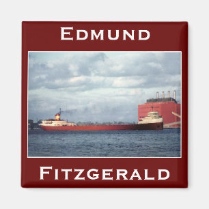 Aimant L'Edmund Fitzgerald sur la rivière St. Clair