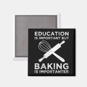 Aimant L'Éducation Est Importante, Mais Le Cuisson Est Im (Recto/Verso)