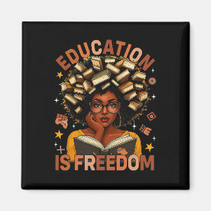 Aimant L'éducation est la liberté Livres de professeur no