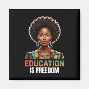 Aimant L'éducation est la liberté Noir Histoire Mois Ense
