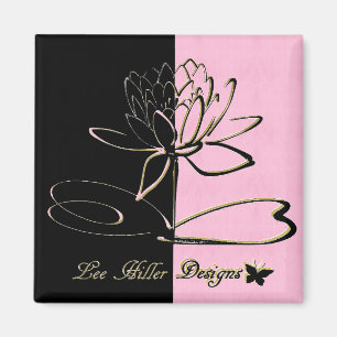 Aimant Lee Hiller Conçoit des Accents Noir Rose Or