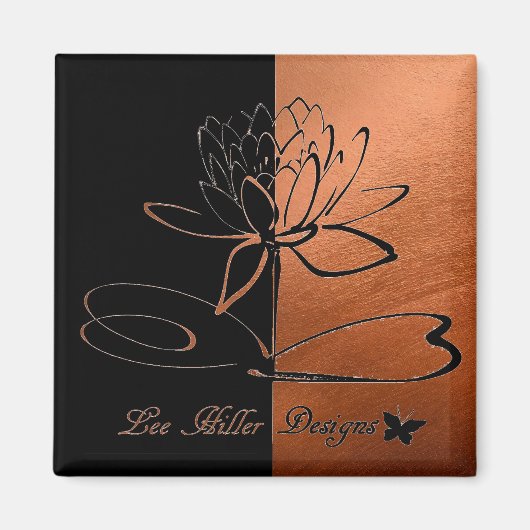 Aimant Lee Hiller Designs Accents Black Copper (Devant)