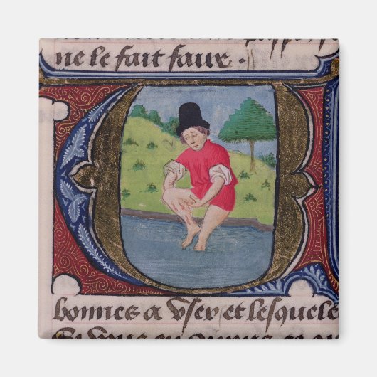 Aimant Leeching, du "Traite de Medecine" (Devant)