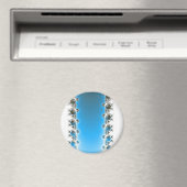 Aimant Leenece - Fractal bleu (In Situ (Lave-vaisselle))