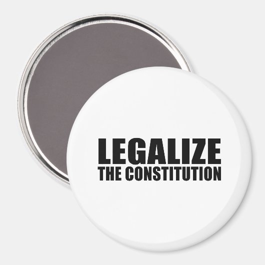 Aimant Légaliser la constitution (Recto/Verso)