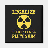 Aimant Légaliser le plutonium récréatif (Devant)
