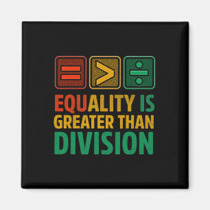 Aimant L'égalité est plus grande que la division Math Bla