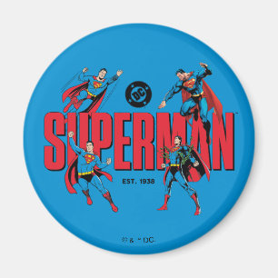 Aimant Légendes de Superman pour toujours Graphique