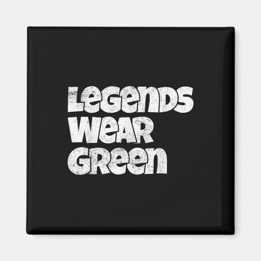 Aimant Légendes Porter Esprit Vert Porter Équipe Jeu Coul (Devant)