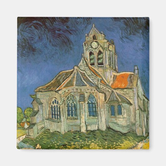 Aimant L'église d'Auvers-sur-Oise - Vincent Van Gogh (Devant)