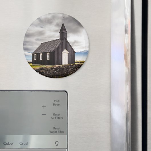 Aimant L'Église Noire De Budir, Islande (In situ (réfrigérateur))