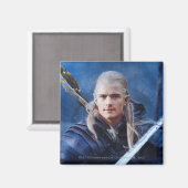 Aimant LEGOLAS GREENLEAF™ en bleu (Recto/Verso)