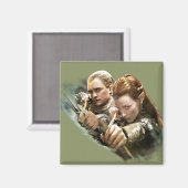 Aimant LEGOLAS GREENLEAF™ et TAURIEL™ Graphic (Recto/Verso)