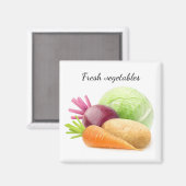 Aimant Légumes frais (Recto/Verso)