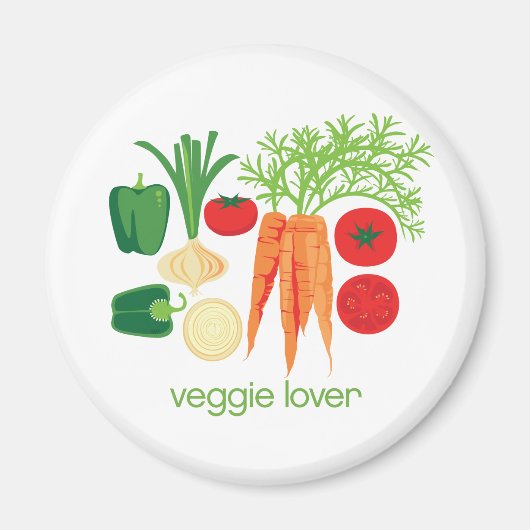 Aimant Légumes frais mélangés (Devant)