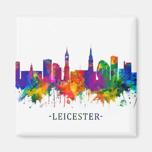 Aimant Leicester England Skyline