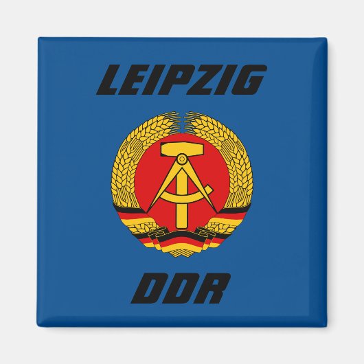 Aimant Leipzig, DDR - Deutsche Demokratische Republik (Devant)