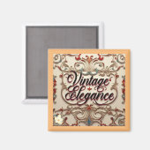 Aimant "L'élégance réinventée" (Recto/Verso)