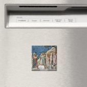 Aimant L'Élevage De Lazare Par Giotto Di Bondone (In Situ (Lave-vaisselle))