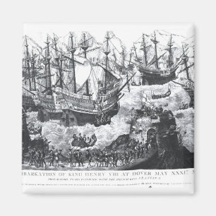 Aimant L'embarquement de Henry VIII à Douvres
