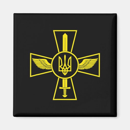 AIMANT L'EMBLÉMATIQUE DE LA FORCE AÉRIENNE UKRAINIENNE FO (Devant)