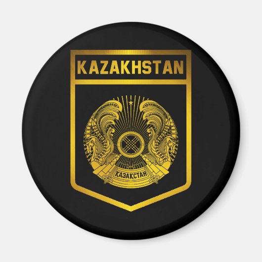 Aimant L'emblème du Kazakhstan (Devant)