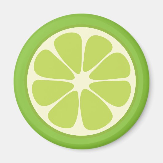 Aimant Lemon Lime Green Juicy Citrus (Devant)