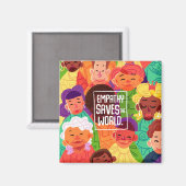 Aimant L'empathie sauve le monde (Recto/Verso)