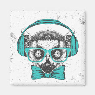 Aimant Lemur Music Lover