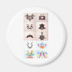 Aimant L'encre d'essai de Rorschach éponge chacun des 10