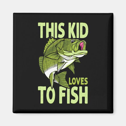 Aimant L'Enfant Aime Pêcher Les Enfants (Devant)