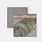 Aimant L'enfer de Dante avec un commentaire (Recto/Verso)