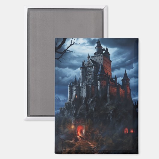 Aimant L'énigme du château Dracula #4 (Recto/Verso)