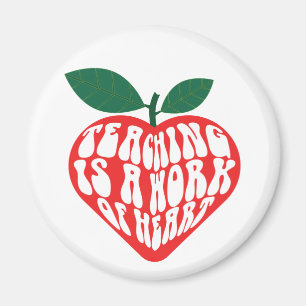 Aimant L'enseignement est un travail de coeur