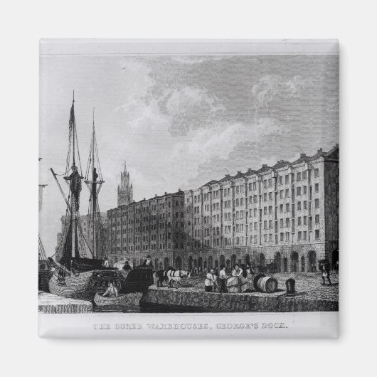 Aimant L'entrepôt de Gorée, le quai de George, Liverpool (Devant)