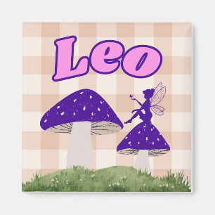 Aimant Leo Cottagecore Aesthétique Fairy Musroom Art