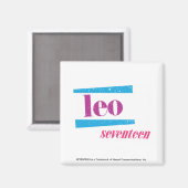Aimant Leo Purple (Recto/Verso)