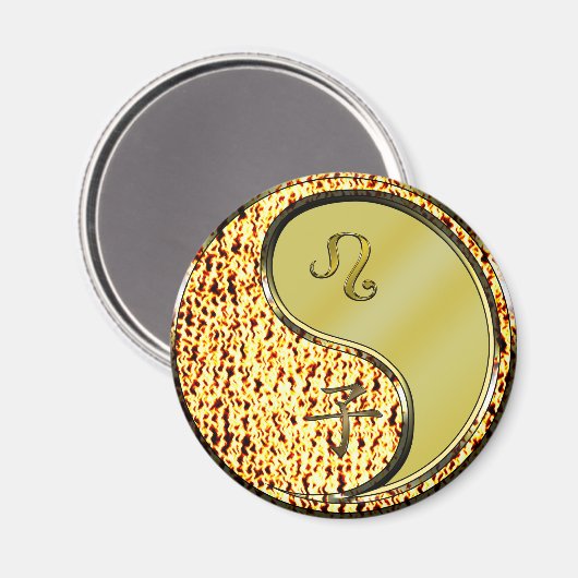 Aimant Léo & Rat métallique (Recto/Verso)