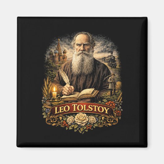 Aimant Leo Tolstoy (Devant)